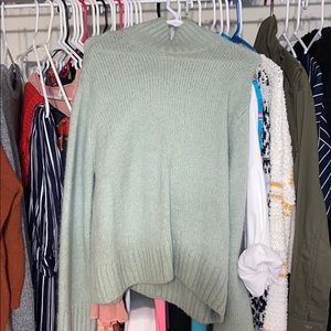 H&M light blue turtle neck!